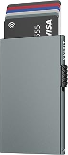 Card Wallet for Men Credit Card Holder RFID Blocking Pop Up Card Holder Women Minimalist Wallet Slim RFID Wallet