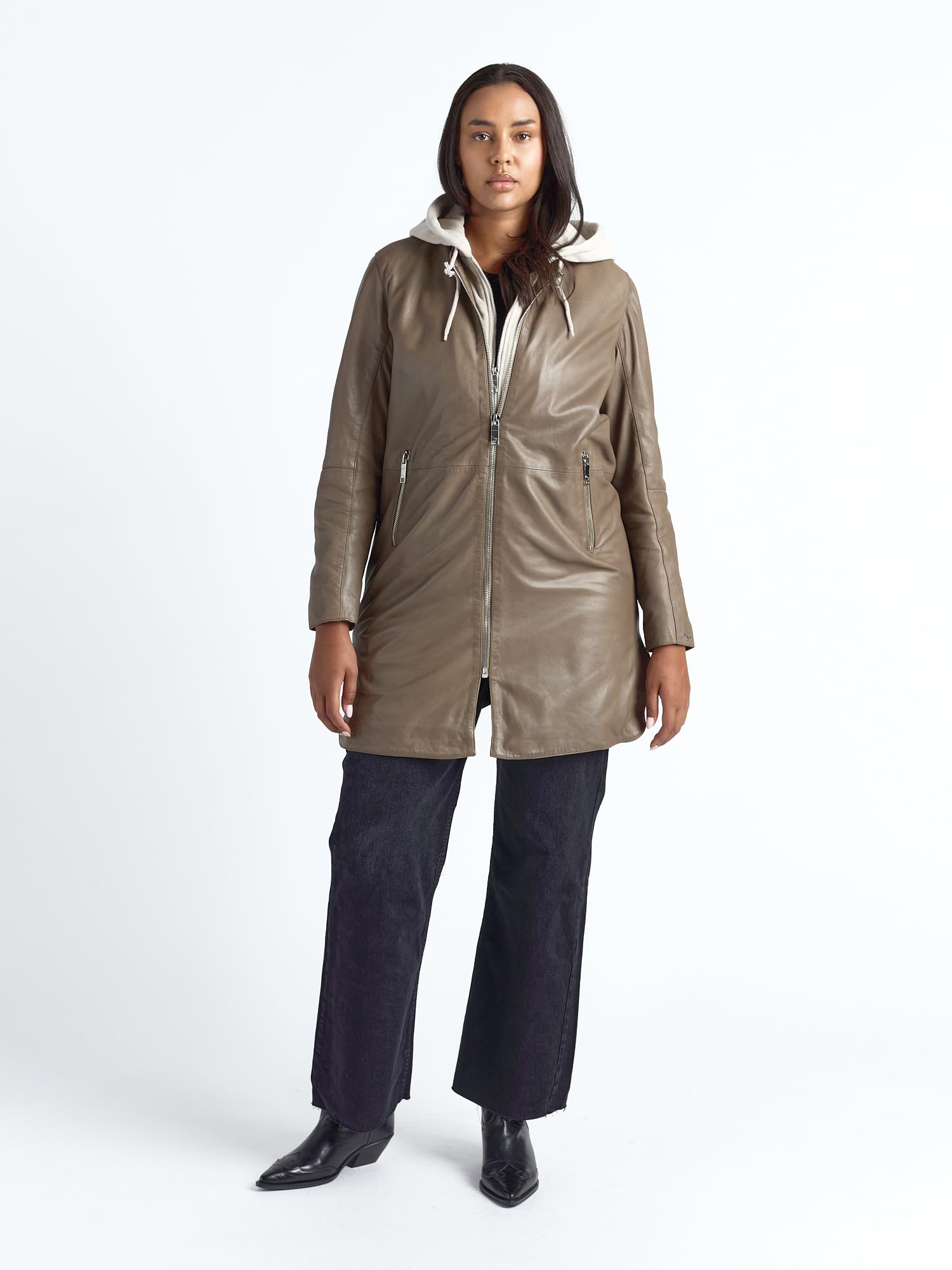 MAZE Damen Ledermantel 42021316