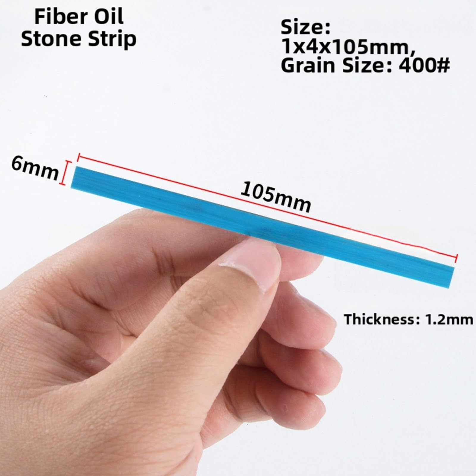 Juego de limas de pulido de precisión ultrafinas, tiras abrasivas de fibra de 1 mm en grano 8 #180-#1200 para molde, joyería, relojería, resistente al calor, para herramientas de portabrocas