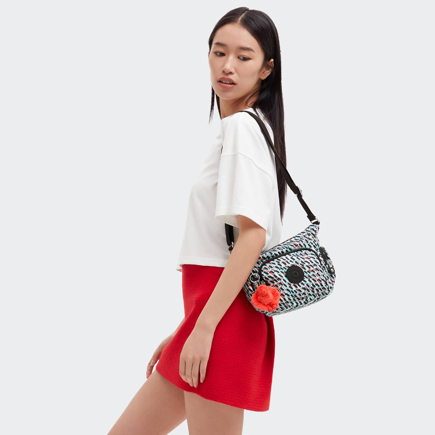 Kipling Gabbie Mini Printed Crossbody Bag - Image 2