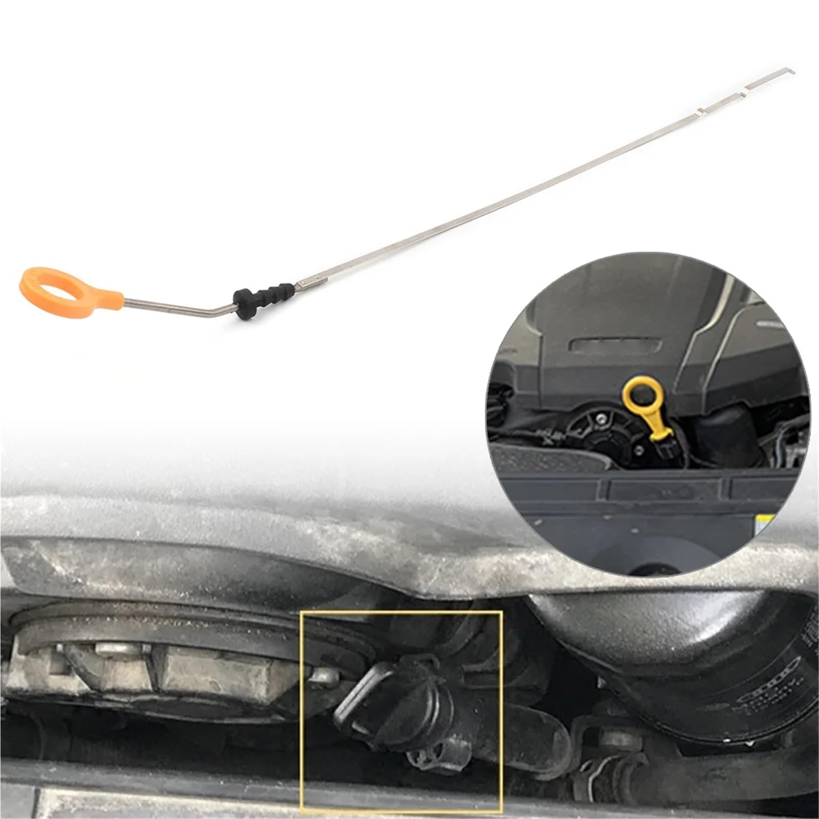 Astina di Livello dell'olio Motore Compatibile con Nissan Maxima 3.5L 2008-2012 2013 2014 2015 2016 2017 Strumento di misurazione dell'astina di Livello dell'olio Motore OEM 11140JA10A