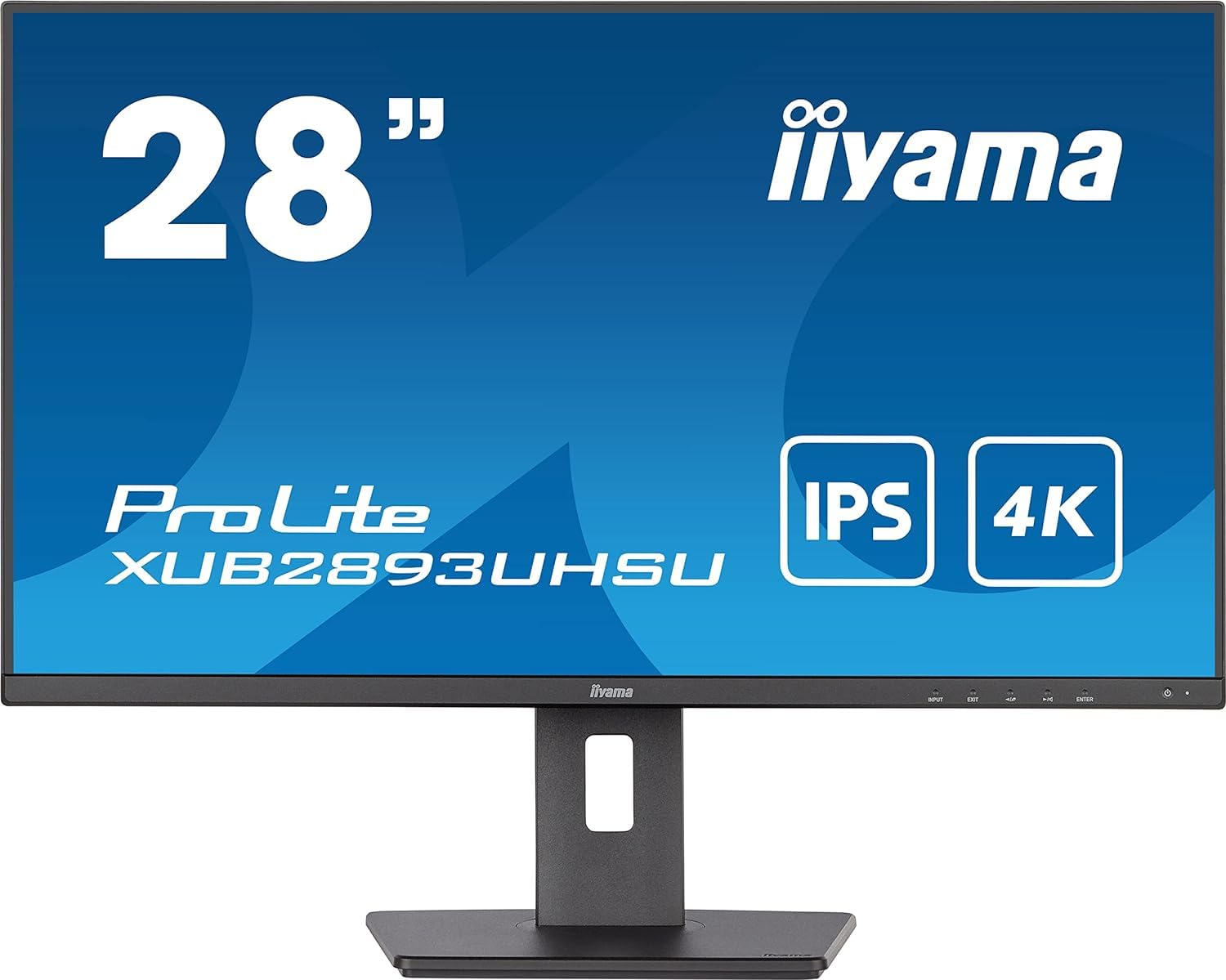 iiyama モニター 28インチ 4K IPS XUB2893UHSU-B5 41l6ezjC2FL.jpg