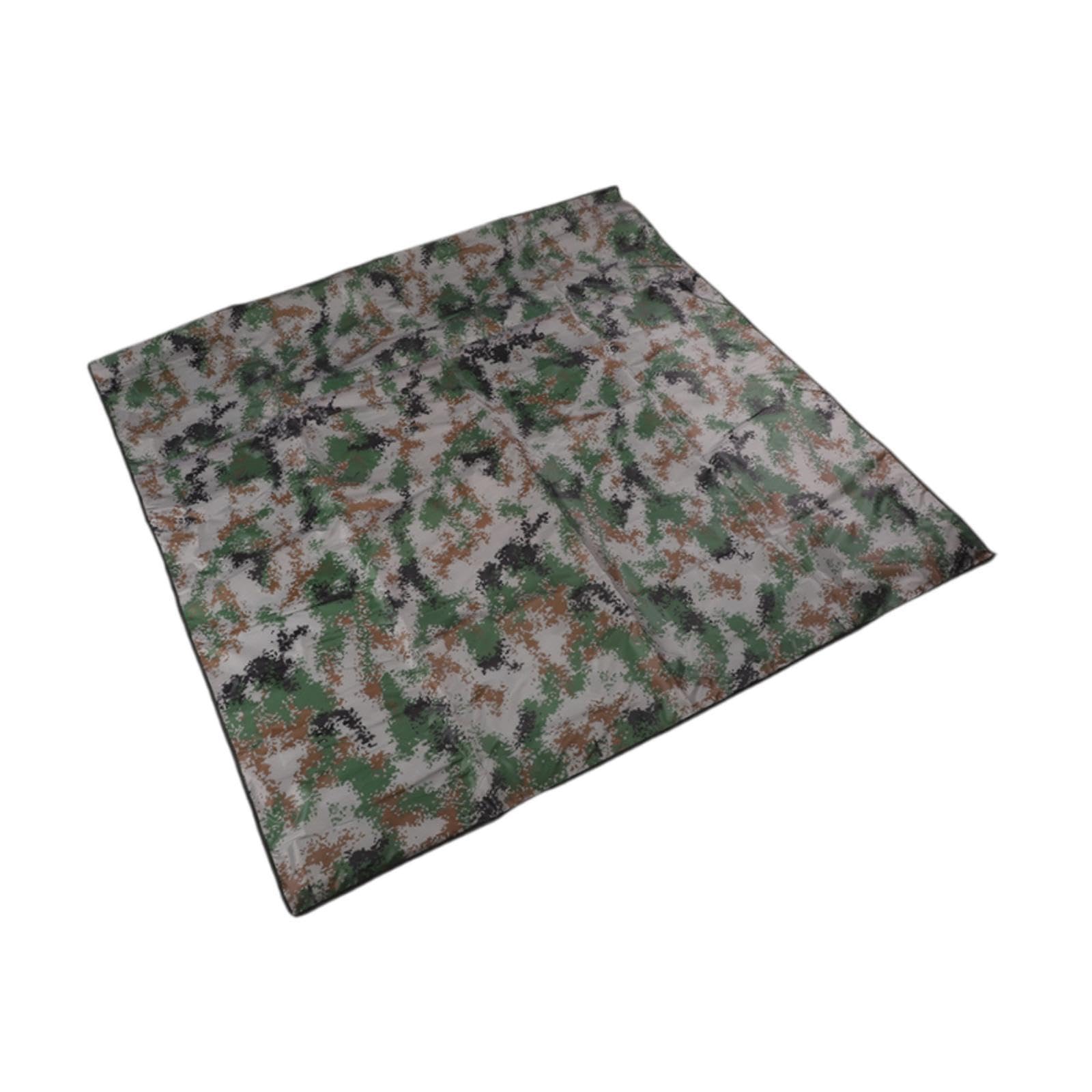 Sharplace Coperta di emergenza per esterni, tappetino da spiaggia compatto e versatile, accessorio da campeggio, coperta da picnic per pesca, giardino, 2x2m