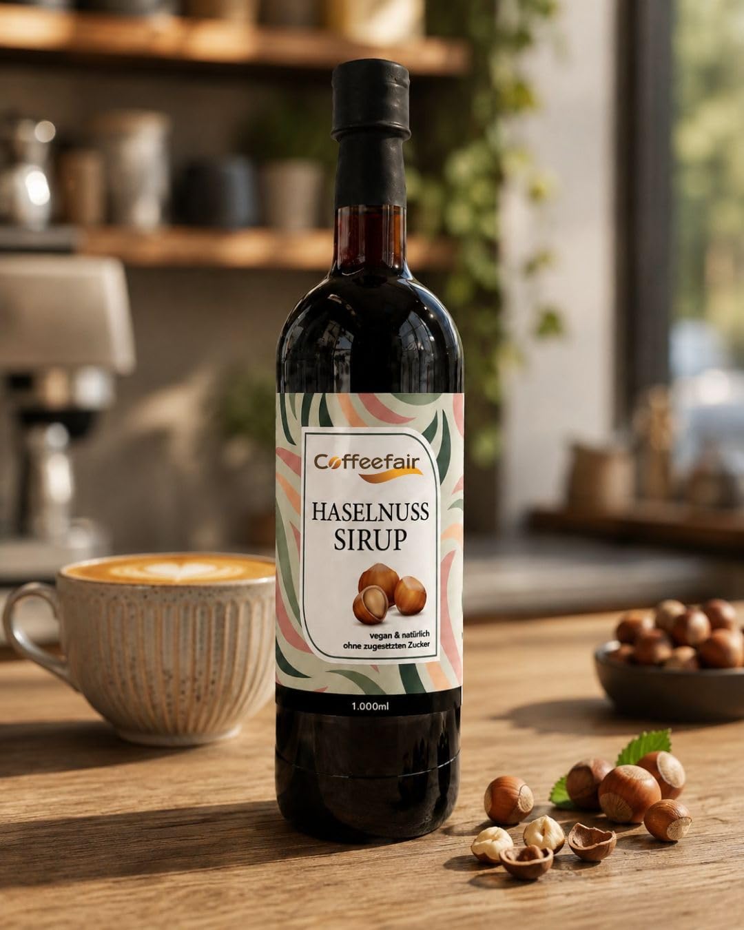 Coffeefair Haselnuss Sirup 6 x 1l PET Kaffeesirup