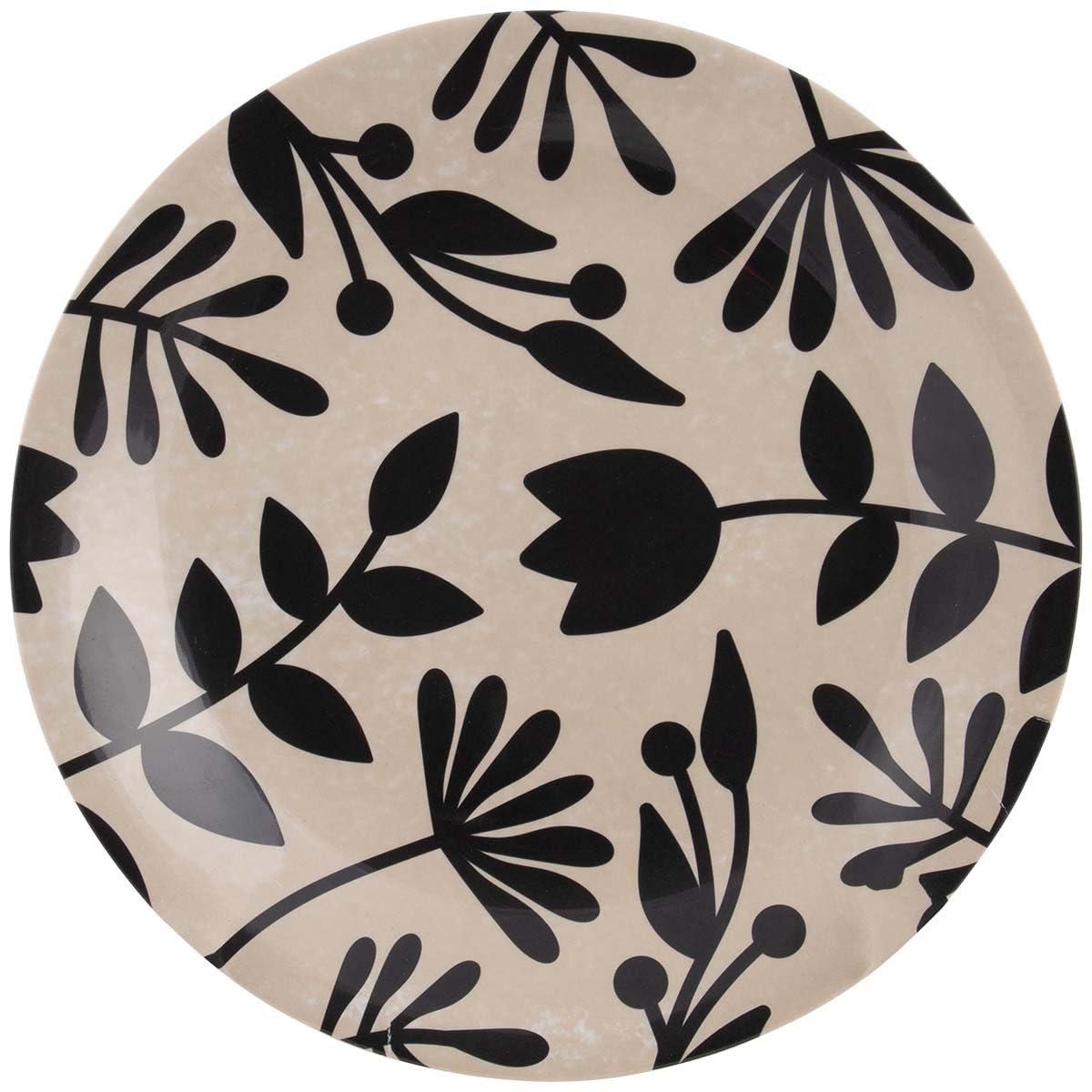 Bo-Camp - Essgeschirr - Mix & Match - 16 teilig - Beige/Schwarz