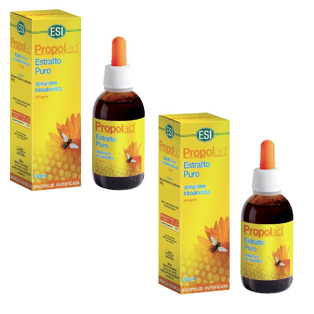 2 CONFEZIONI DI PROPOLAID ESTRATTO PURO IDROALCOLICO 50ML