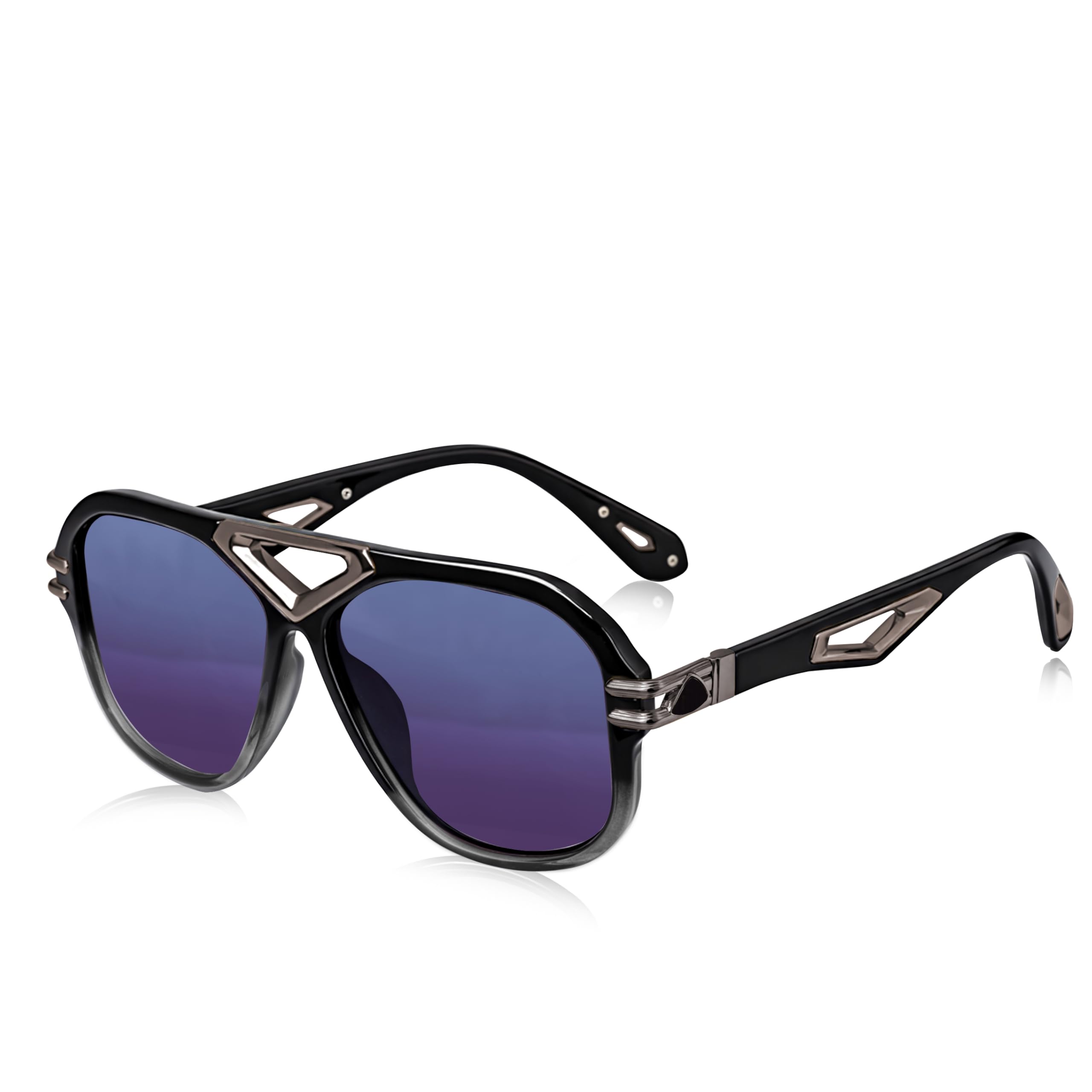 UV Protected Pilot Sunglasses for Men and Women-image-8