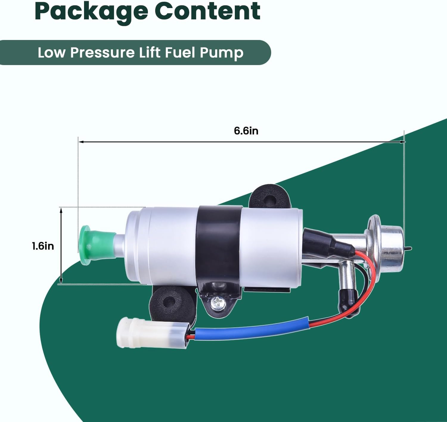15100-94900 Low Pressure Lift Fuel Pump Fit for Suzuki 4-Stroke Outboard DF200T DF200Z DF225T DF225Z DF250T DF250Z DF300 DT115 DT140 DT150 DT200 DT225 Replace# 15100-94900