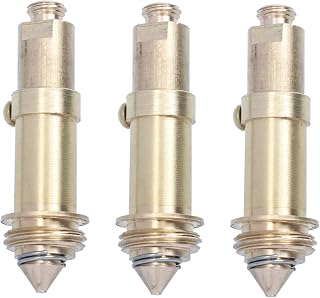 3pcs Full Copper Basin Waste Clicker Bolt Push Plug Bolt Clicker Repair Parts for Sink Stopper Overflow Drain Cover