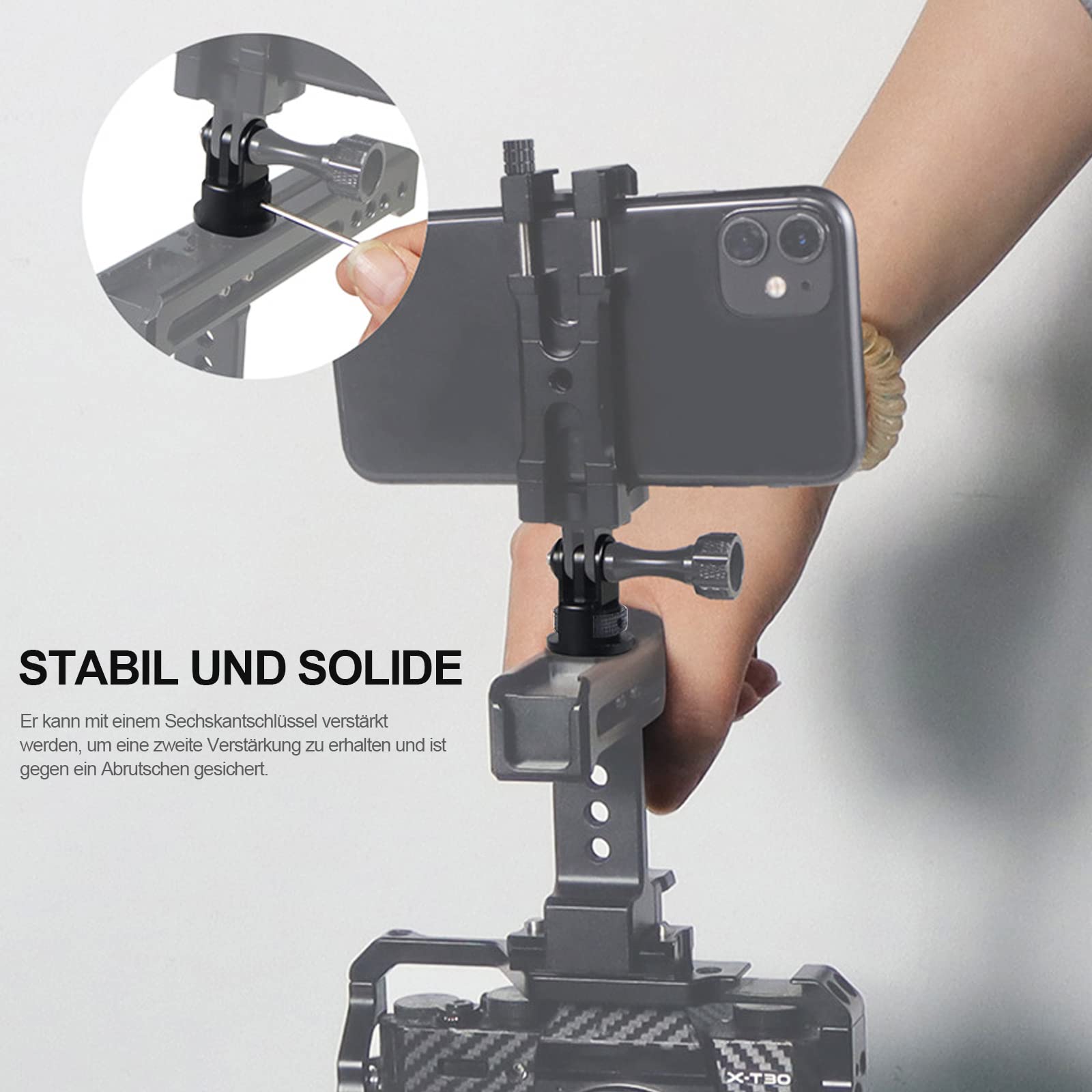 Stativ Adapter Für Gopro, 1/4 Zoll Kamera Halterun Produktbild-Vorschau 8