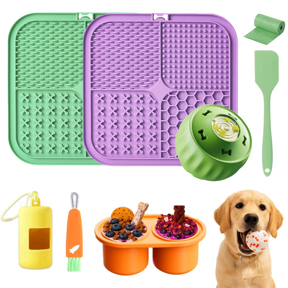 Photo 1 of Thooaw Dog & Cat Lick Mat Set with Frozen Treats