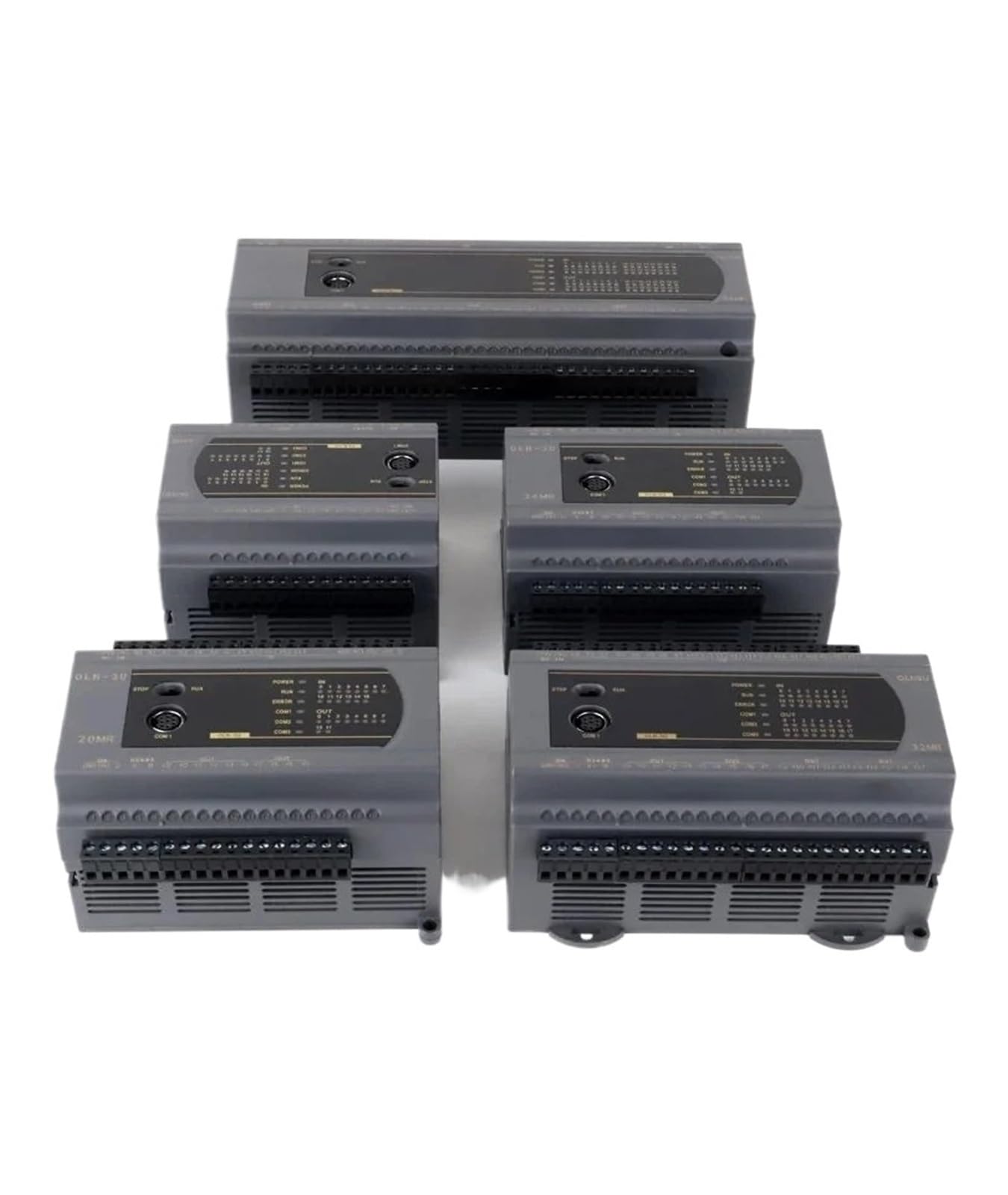 controlador lógico programable plc Controlador lógico programable FX3U PLC FX3U-14/20/24/32/40/48/60/64MR/T Pulso de alta velocidad con soporte AD2DA analógico 4 Modbus RTU(FX3U-60MT,4AD(0-10V)2DA(0-1