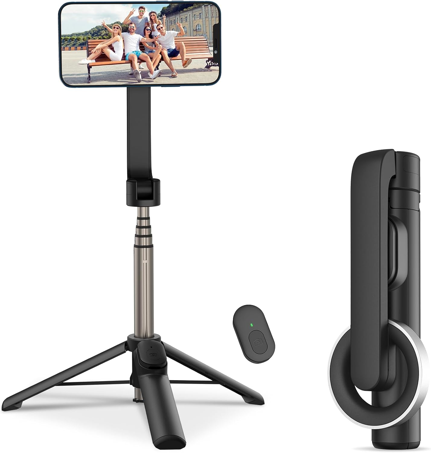 Magnetic Selfie Stick with Remote Tripod for iPhone & Android (29 in)