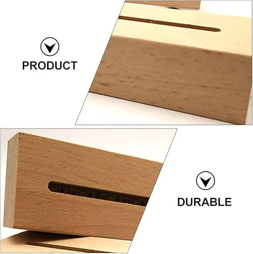 Miniatura 2 de VOSAREA Base de luz LED base de luz base rectangular de madera LED base de exhibición de luz LED base de cristal acrílico lámpara de luz LED base