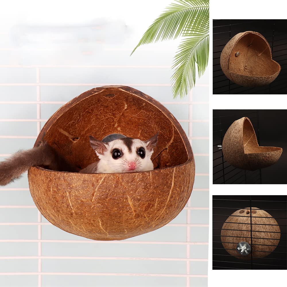 Amazon | オウム ハムスター モモンガ ハウス 巣 小動物 家 隠れ家