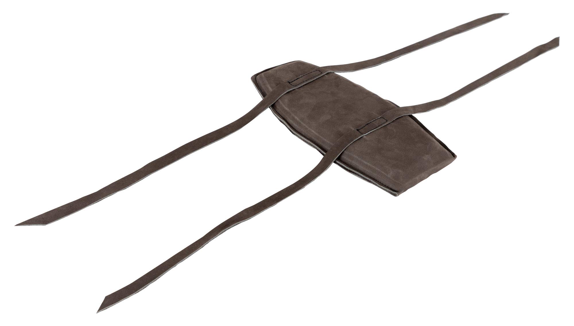 Schulterpolster für Sousaphon und Helikon - aus echtem Leder - mit hochwertigem Memory-Schaum - bayerische Handarbeit - grau