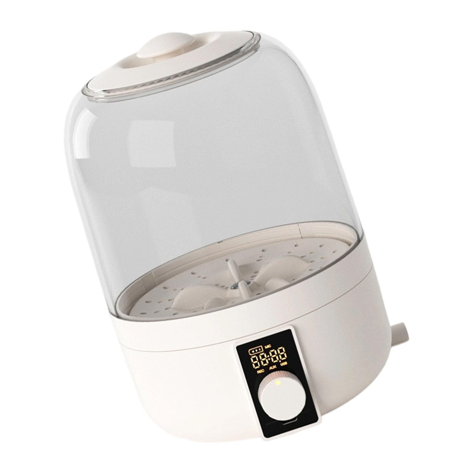 Buxuaaaa Dense Travel Washer 6000mAh Rechargeable Underclothes Hosiery Cleanser with Turn Dry Vertical Storage for Backpacking Dormitory Use ABS+PET Transportable Washer
