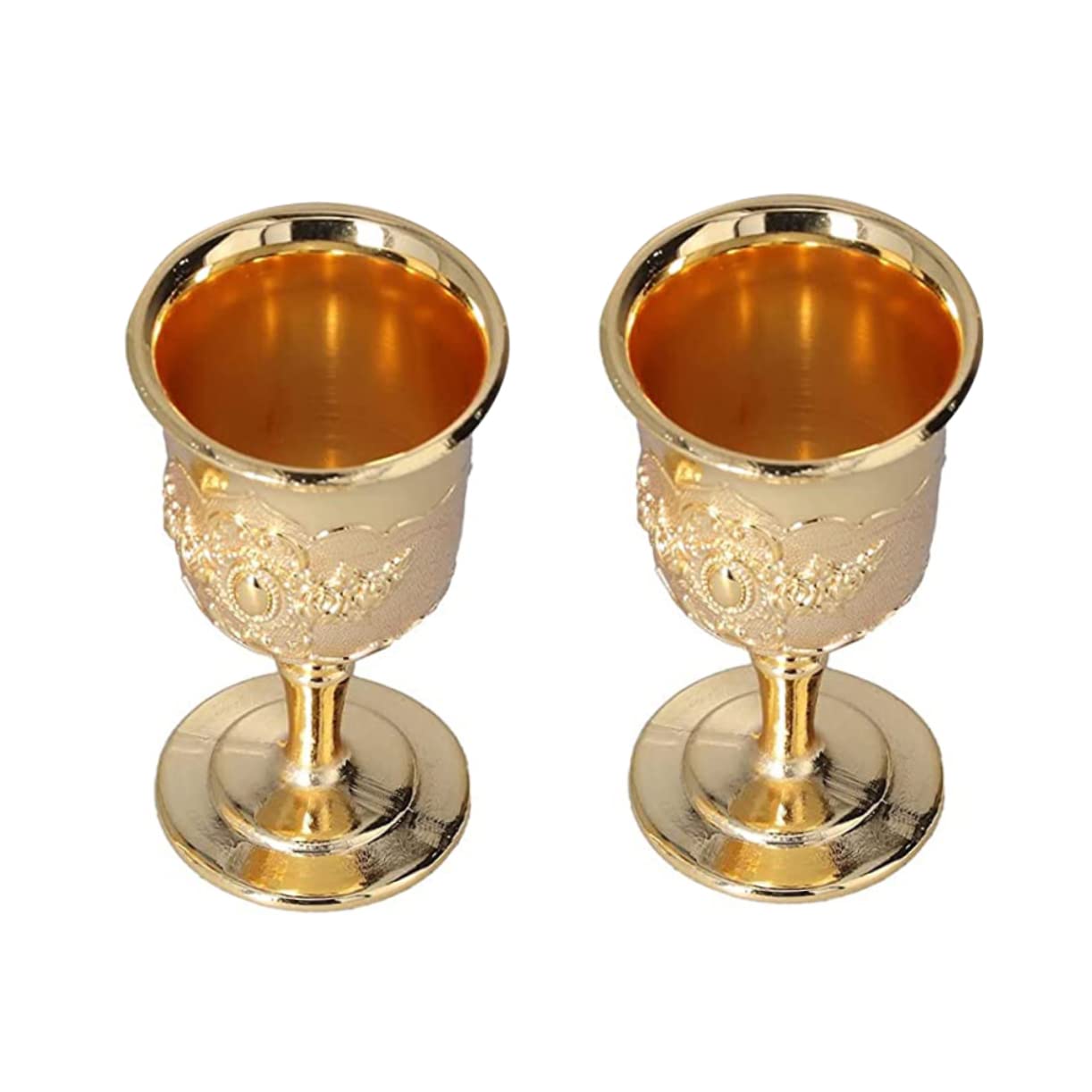 Verres à vin dorés haute qualité LIFKOME gobelets de fête élégants