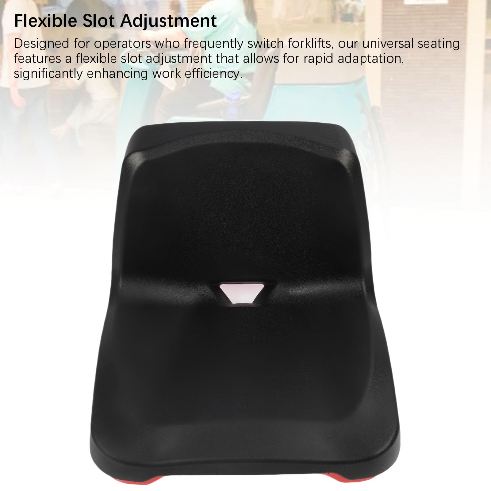 Asiento Universal para Cortacésped de Tractor, 18.31 X 18.5 X 12.6 Pulgadas, Repuesto de Asiento con Respaldo Alto de Cuero de PVC para Cortacésped de Montacargas, Excavadora, Acolchado de