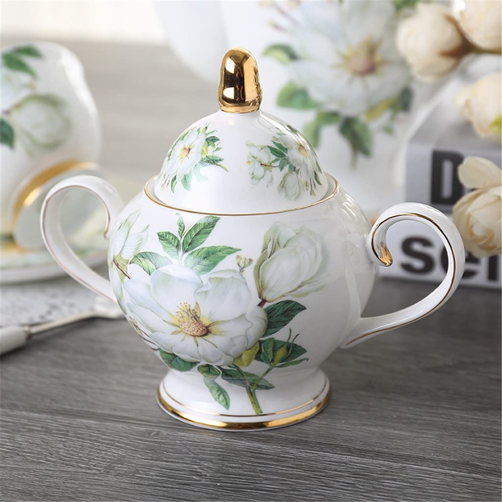 Europejski styl 15 czaszki porcelanowy ceramiczny kubek do kawy i spodek angielski popołudniowa herbata zestaw do kawy ogrodowej
