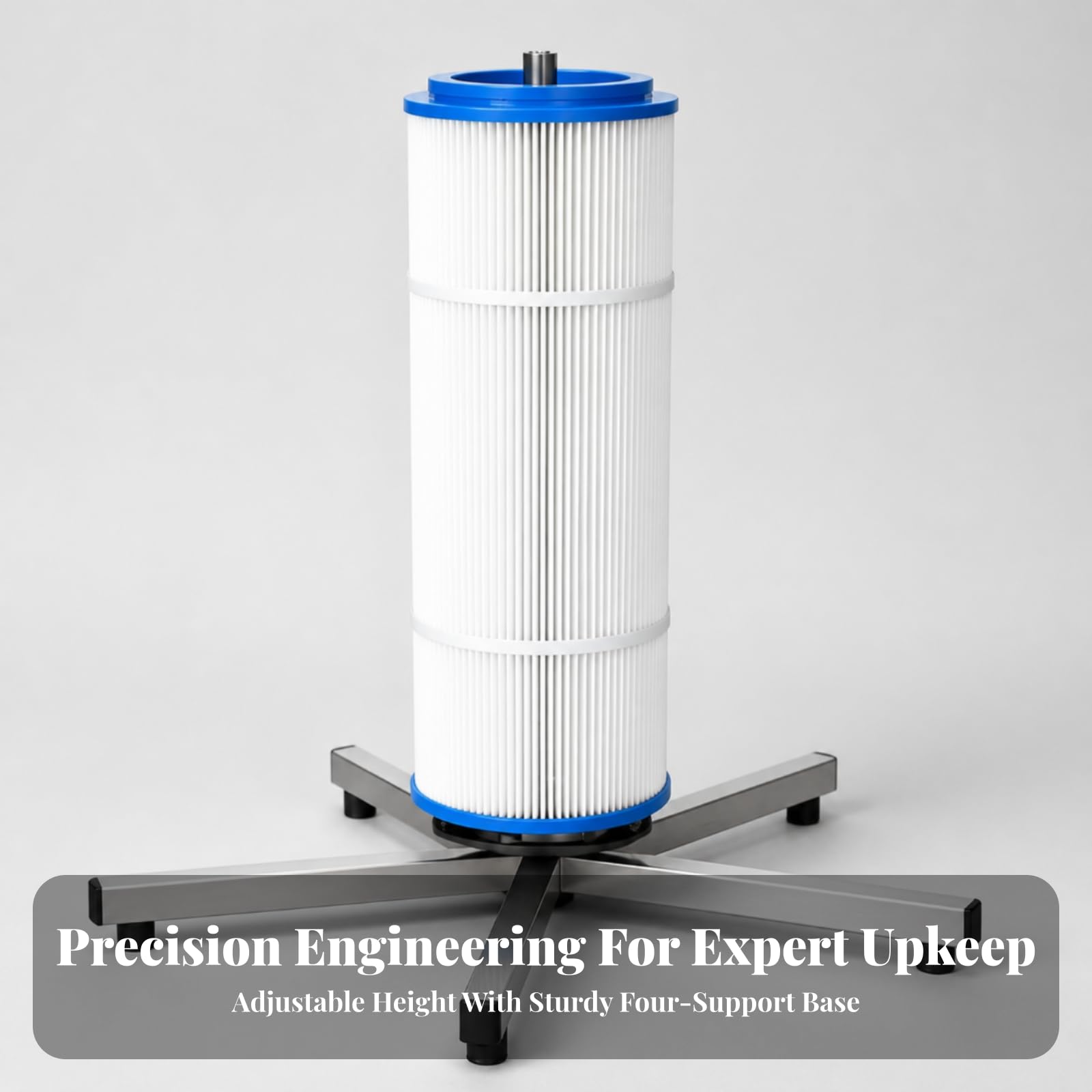 Soporte para Cartucho Filtro | Estructura Metálica Estable, Limpiador Cartuchos Filtro con Soporte Trípo, Profunda