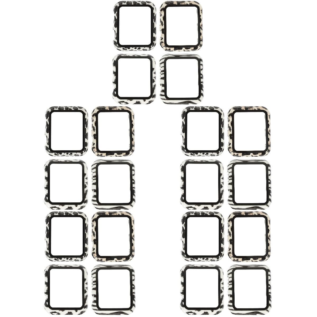 DOITOOL 5 Juegos De Protectores De Pantalla para Reloj De 38 Mm Cubierta De 38 Mm con Borde Curvo Frontal Completo 4 Unidades X 5