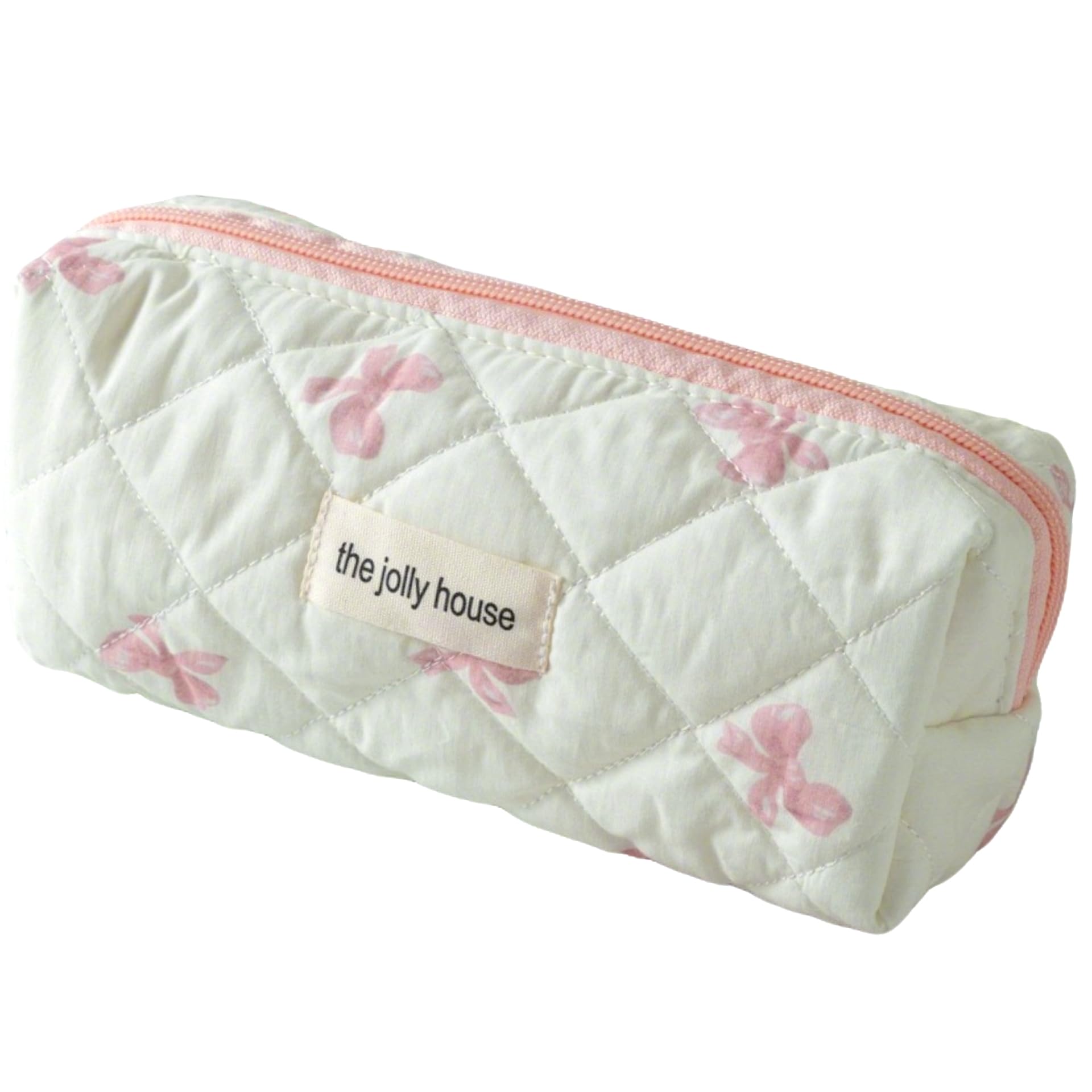 Carry bloom Pencil Pouch Cute Pencil Case for Girls Aesthetic Pencil Bag with Zipper Pen Cases School Supplies Makeup Bag (butterfly pink)