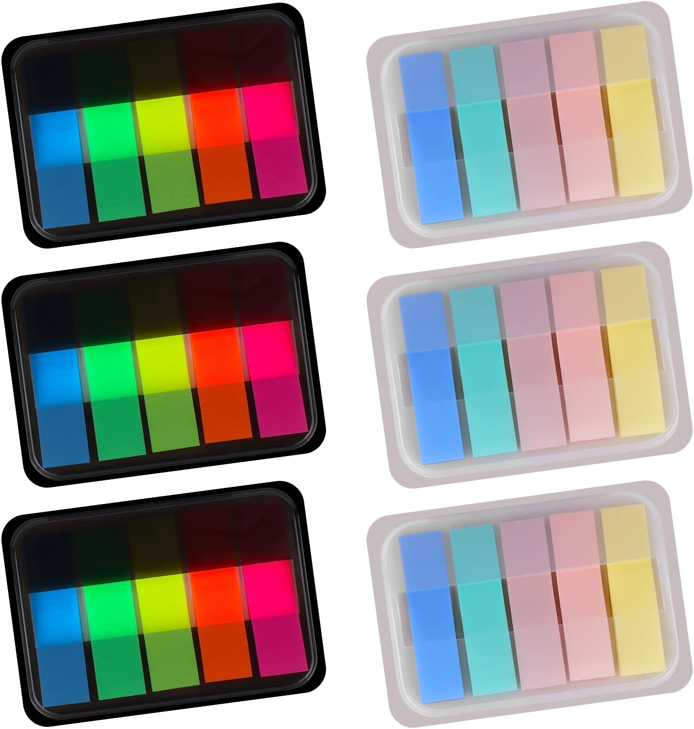800 Page Marker Sticky Tabs - Macaron Color Writable Index Flags For Books & Files