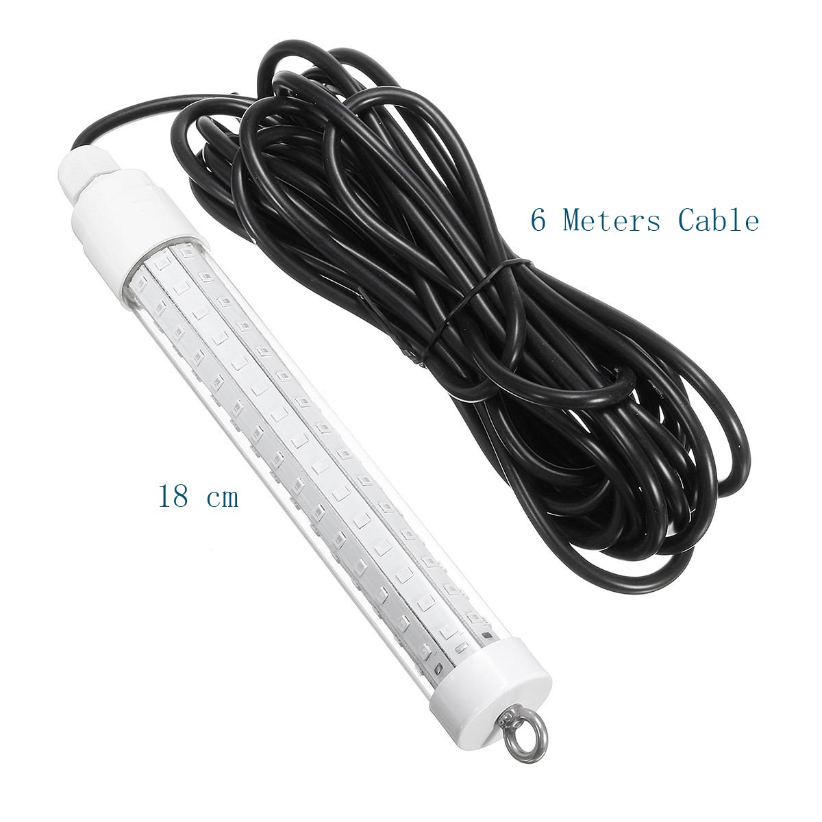 Lot De 2 Appâts Lumineux LED Pour Pêche De Nuit - Imperméables - Fonctionnent Sur Piles AA (non Fournies) - Vert, Rouge Ou Blanc