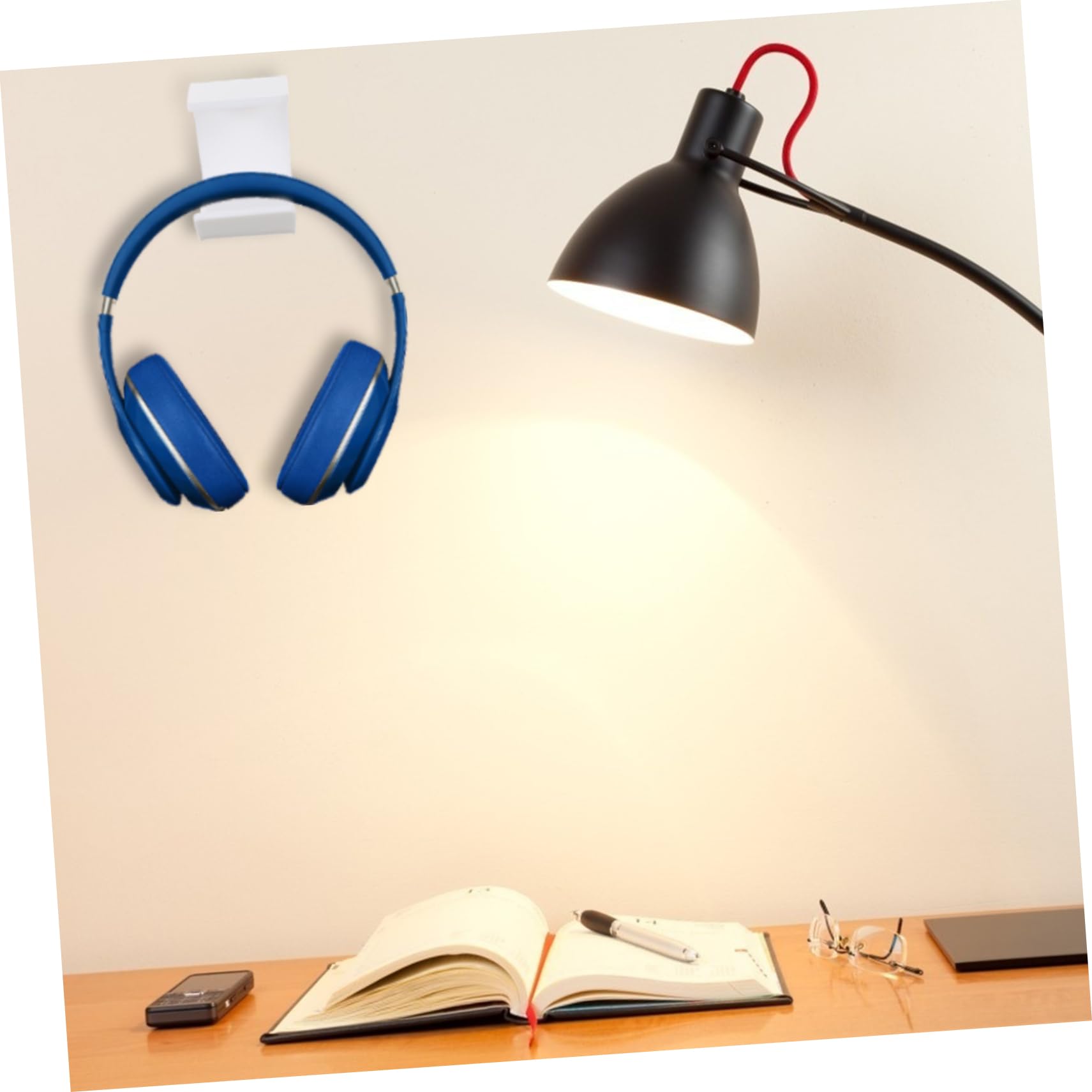 Angoily 6stücke Headset Halterung Für Tisch Und Schreibtisch Selbstklebend Für Over-ear Kopfhörer Praktischer Und Stabiler Kopfhörer Haken Ordnung Am Arbeitsplatz
