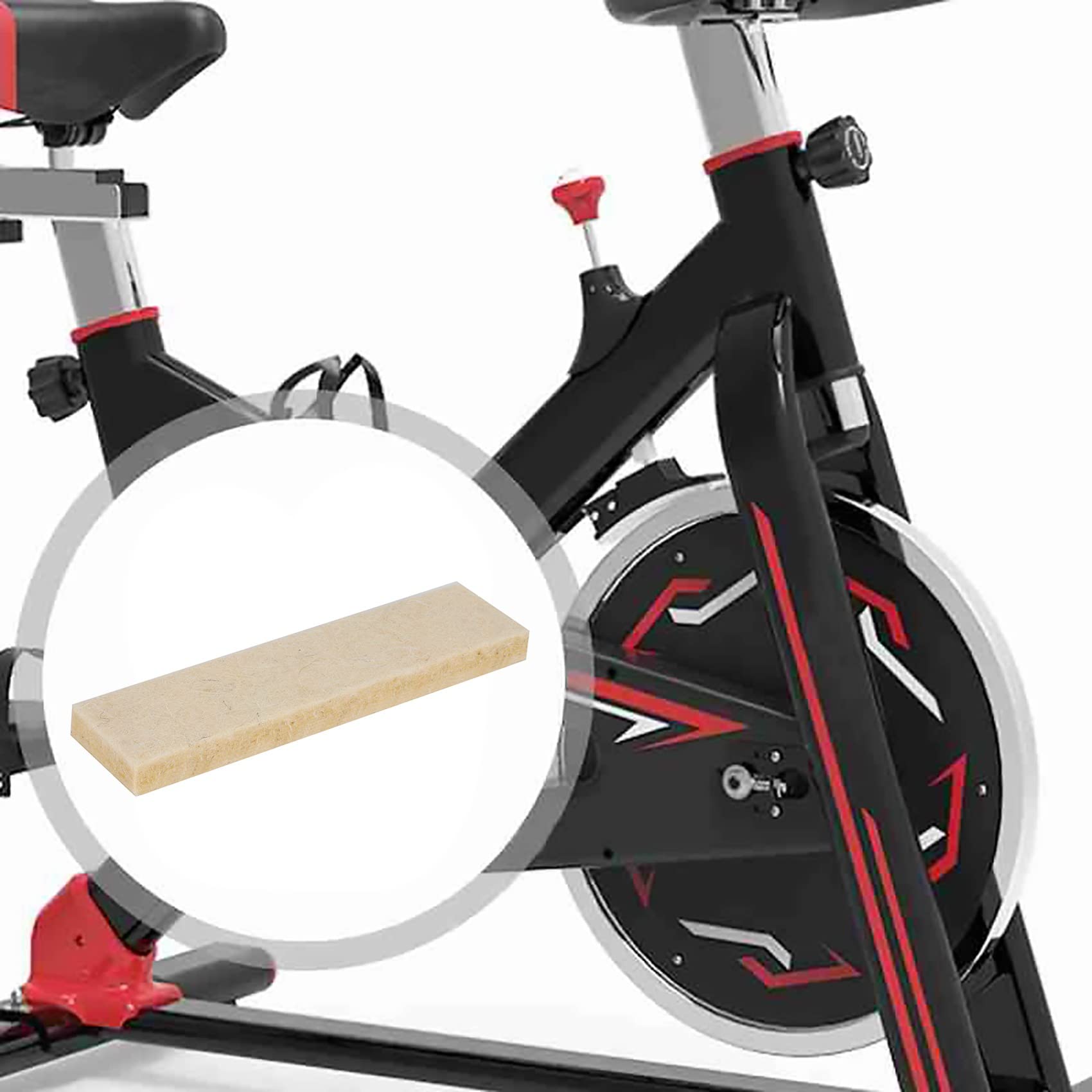 2x Pastiglie Freno Per Cyclette Parti Di Ricambio Per Bici
