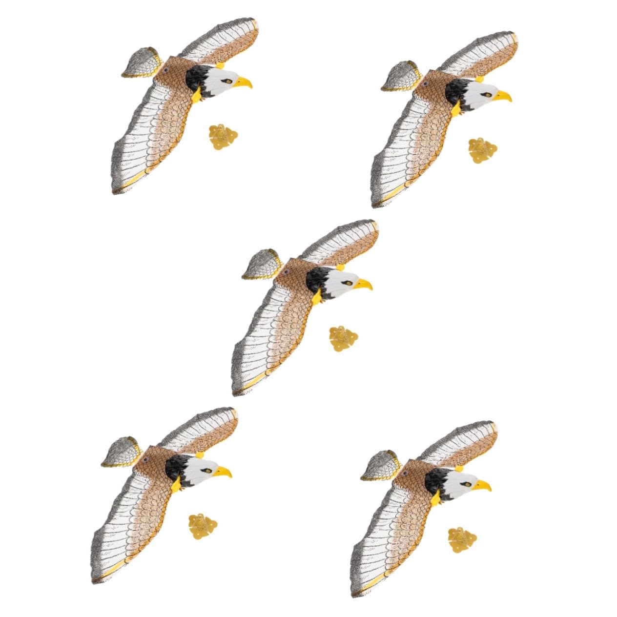 Alasum5pcs Electric Bird Toys Electric Music Bird Electronic Flyings Eagle Electric Eagle Plaything Eagle Airplane Toys Stuffed Eagle Toy Electric Flyings Eagle Toy Eagle Balances Metal