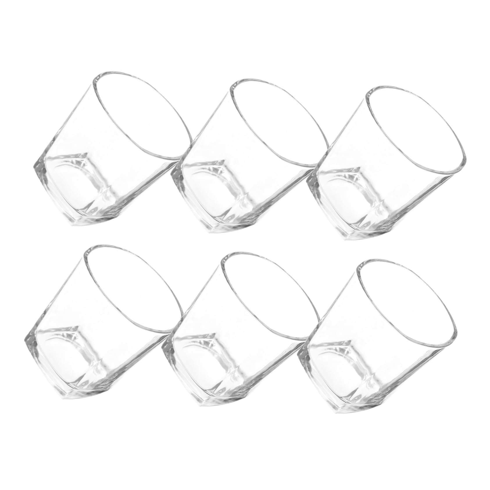 Verres à whisky et eau pour réunions familiales, lot de 6 verres de célébration
