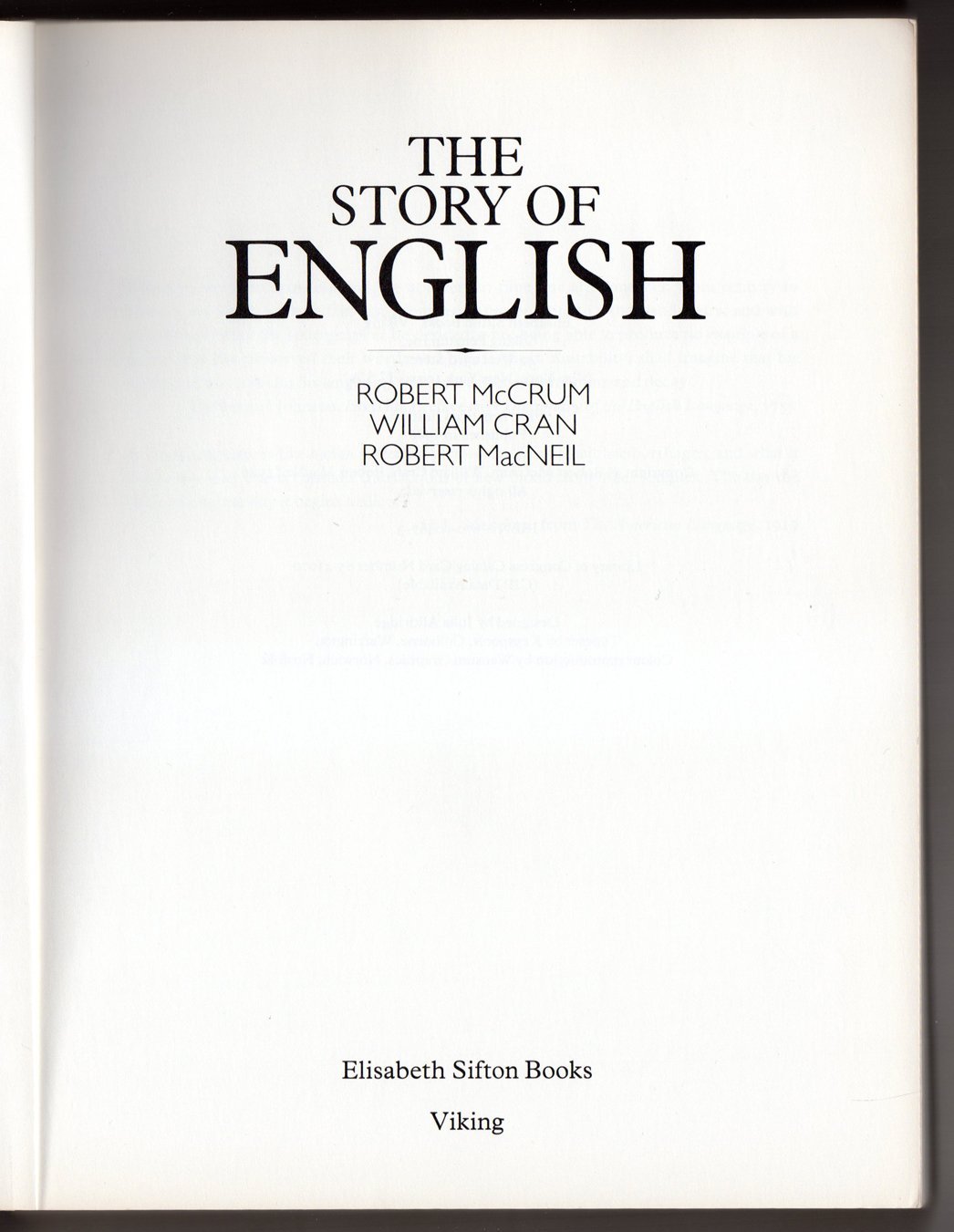 The Story of English McCrum, Robert; Cran, William and MacNeil, Robert - PT04