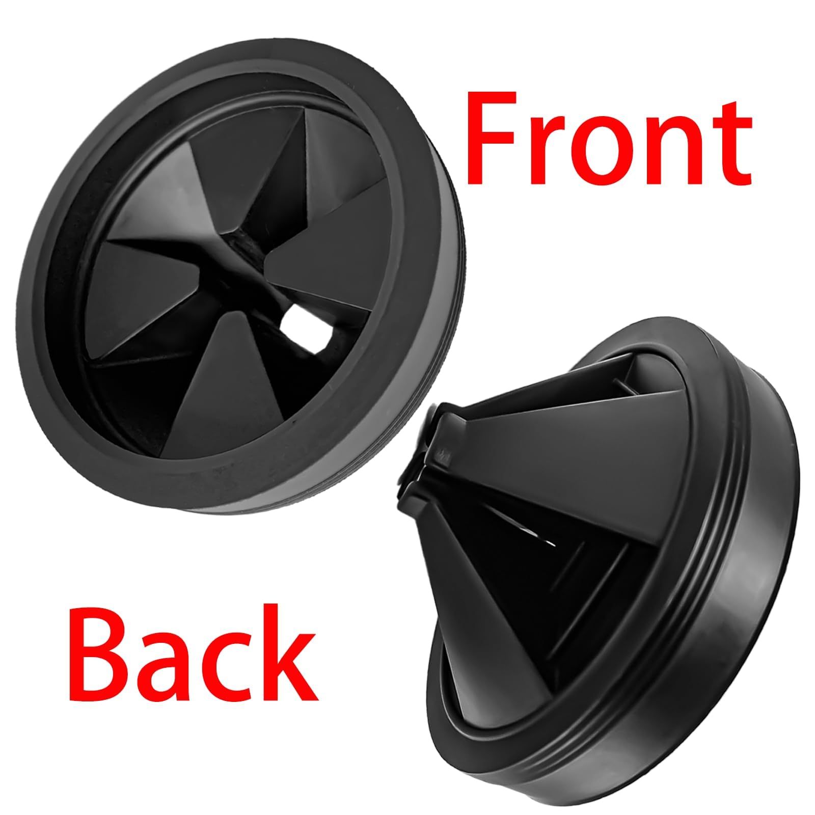 Anglepingping 2pcs 3 1/8 Inch Garbage Disposal Sink Baffle Splash Guard - Image 4