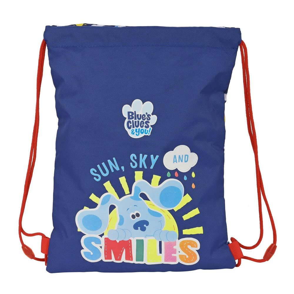 SAFTA Unisex Kid's Article Junior Blues Clues Flat Bag, Multicoloured, M