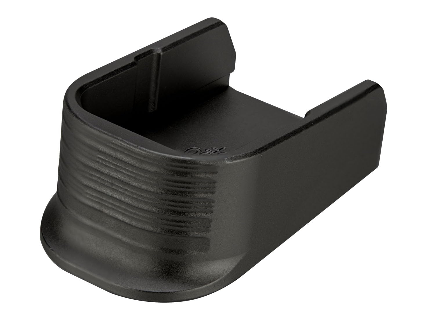 NDZ Performance Magazine Base Plate with Finger Extension for Glock 30 Gen 1,2,3,4 in .45 ACP, Anodized Aluminum with Laser Engraved Patriotic Image, Black - We The People 1 Line Script