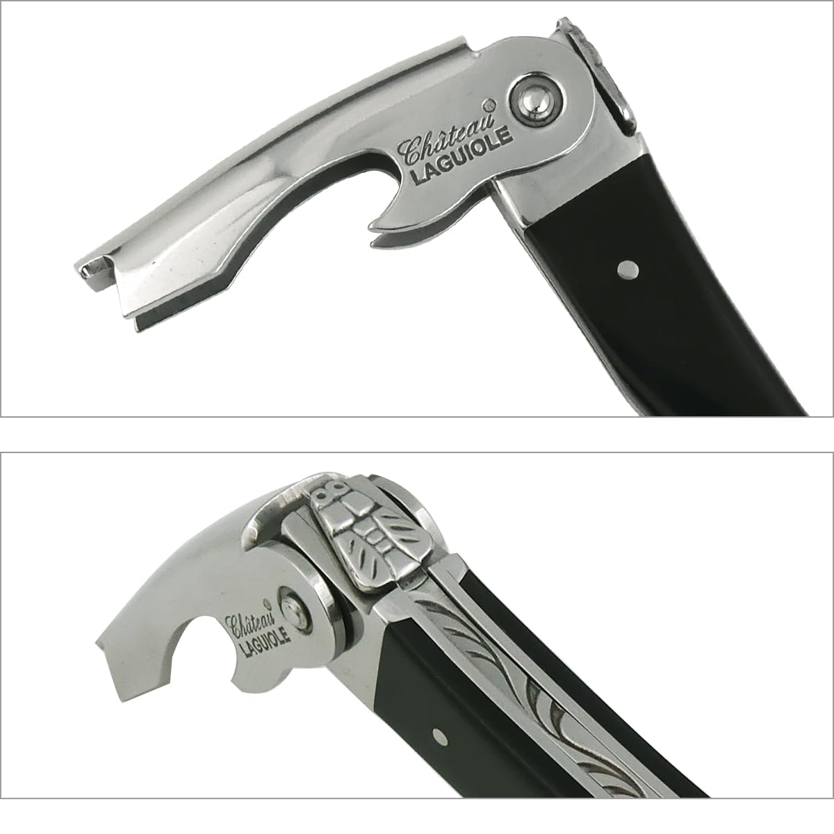 Amazon | [シャトーラギオール]ソムリエナイフ ブラックホーン 水牛の