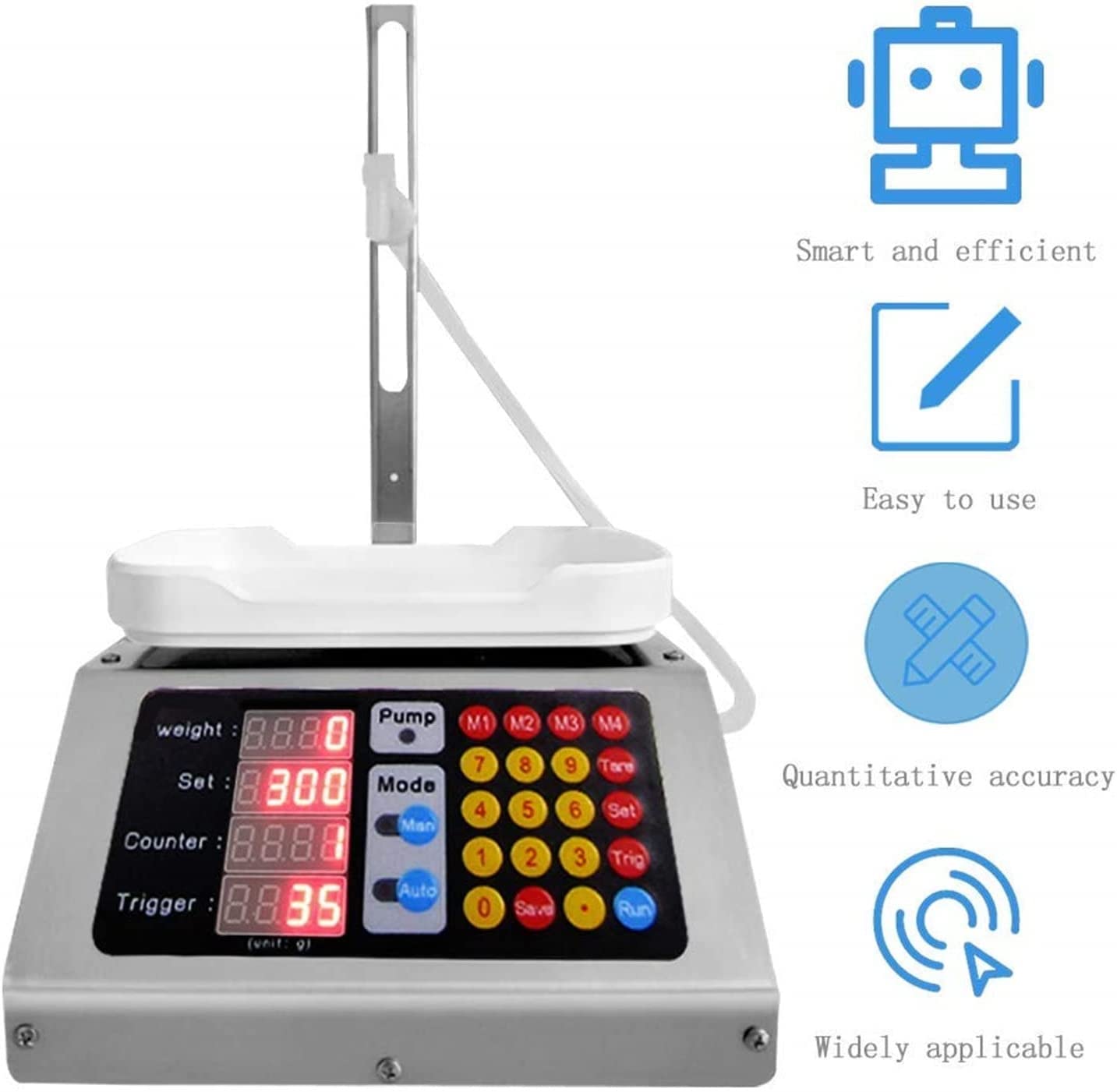 TREEYX Automatic Filling Machine Bottle Filler Liquid Filling Machine Small Filling Machine Auto Digital Bottle Filler for Paste — view 2