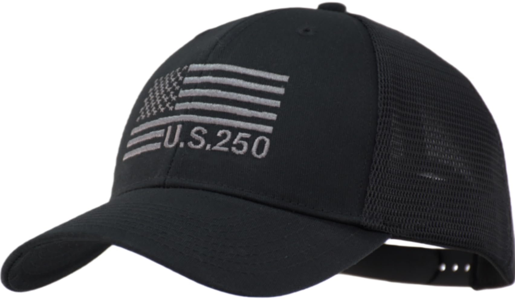 American Flag Trucker Cap, Regular &amp; XL-3XL, Big Head Snapback Patriotic Baseball Hat (Up to Size 8)
