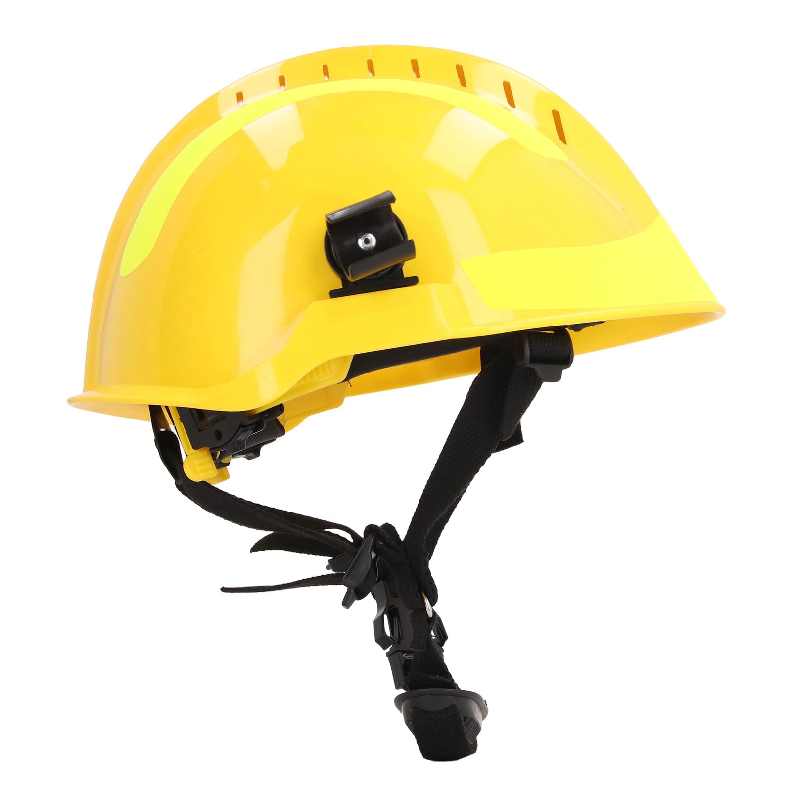 Casque de sécurité de Sauvetage, Casque de Travail de Construction Absorbant Les Chocs avec Bandeau Réglable et Trous de Ventilation, pour Le Sauvetage d'urgence en Plein Air