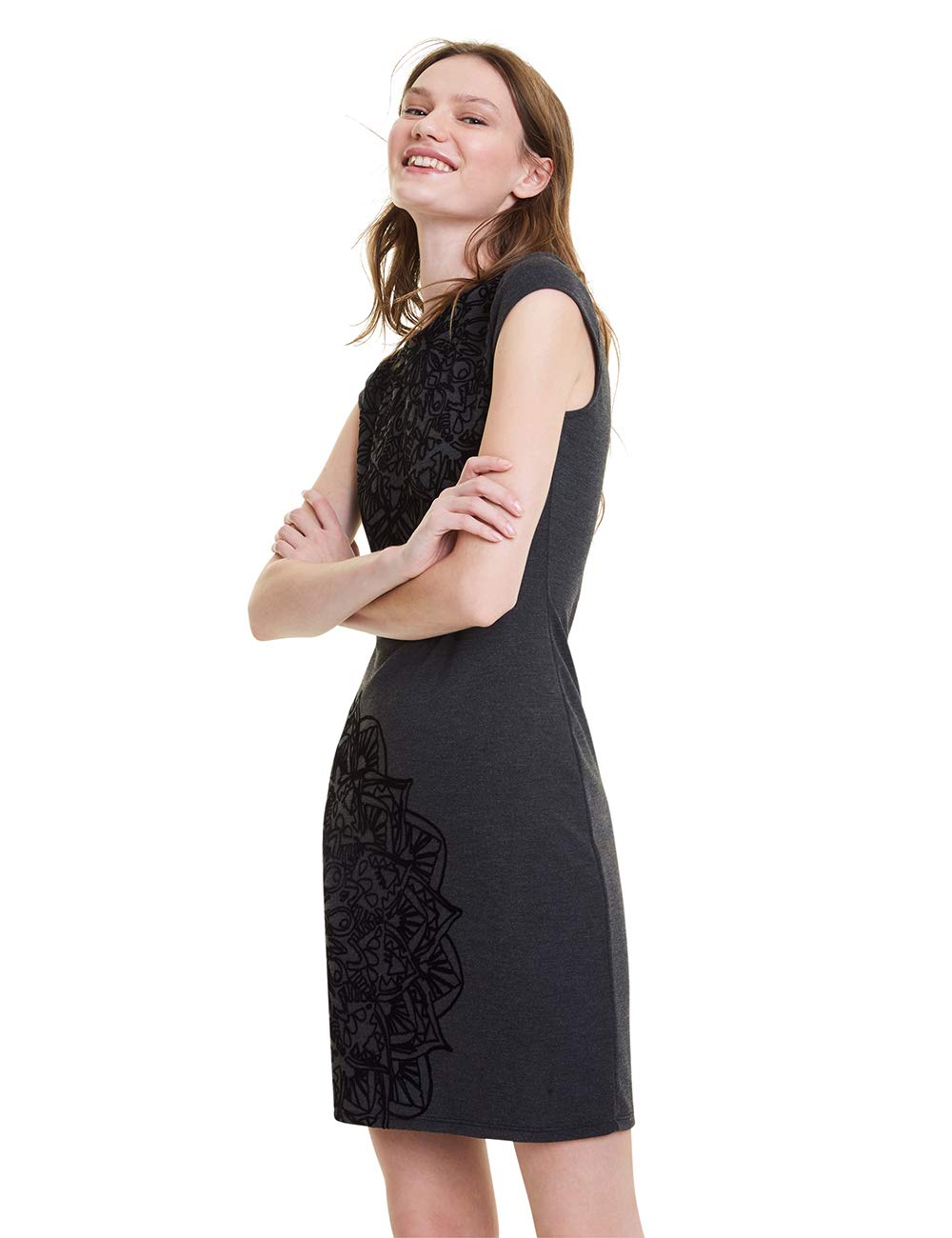 Desigual Damen Dress Landi Kleid