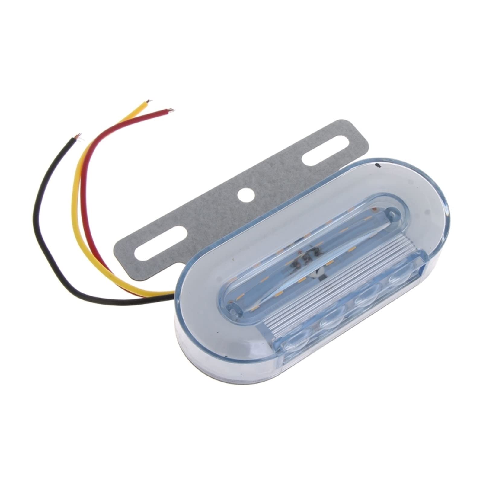 Tercera luz de Freno 10 Uds. De Luz LED De Posición Ovalada, Indicador Lateral Delantero Y Trasero para Camión, Caravana, Coche, Autobús, Remolque, 24V