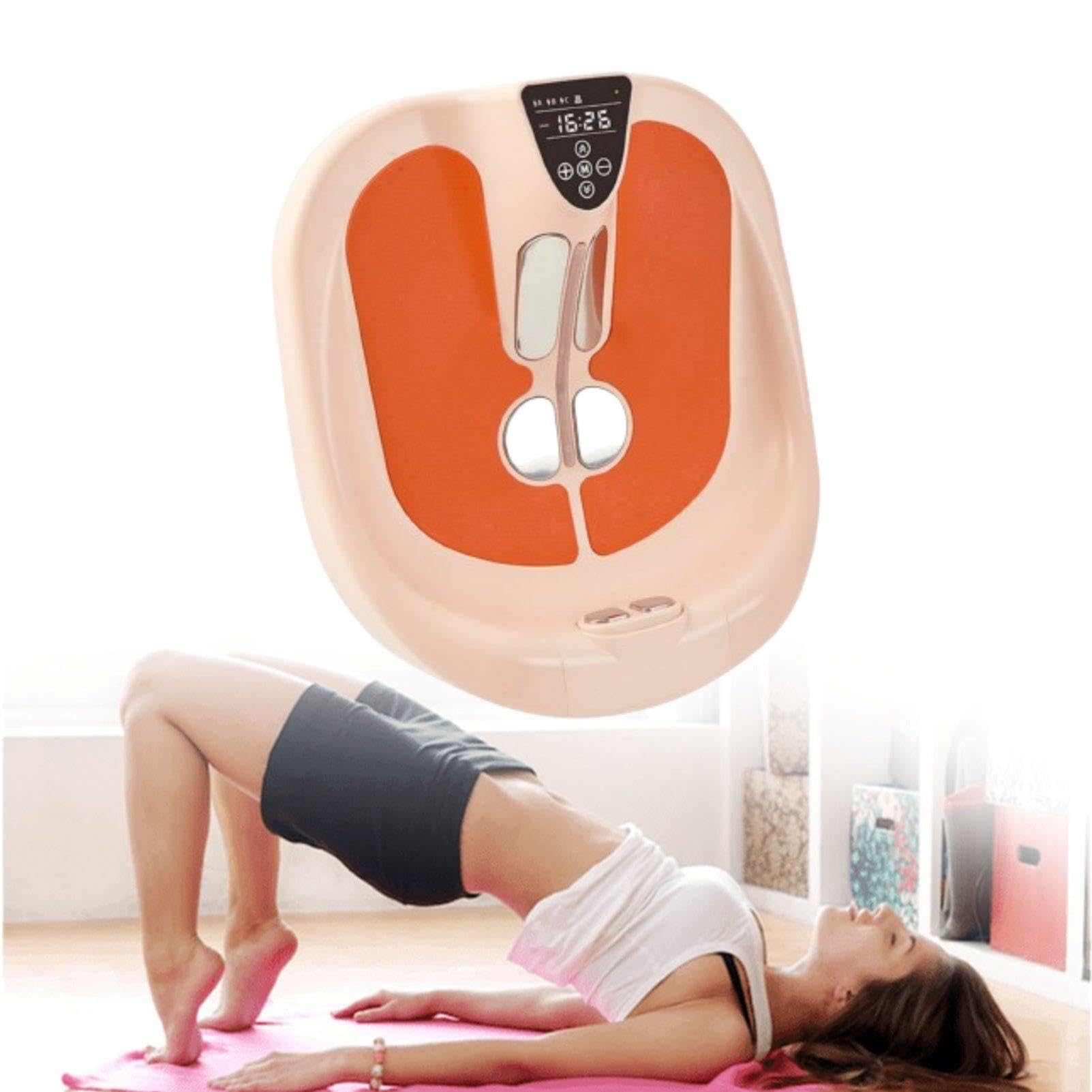 Iqdzynx Women's Multicolor Sit-On-Top Pelvic Floor Chair Trainer With Heating | Home Kegel Exercise Machine For Bladder Leaks, Postpartum Repair & Tightening