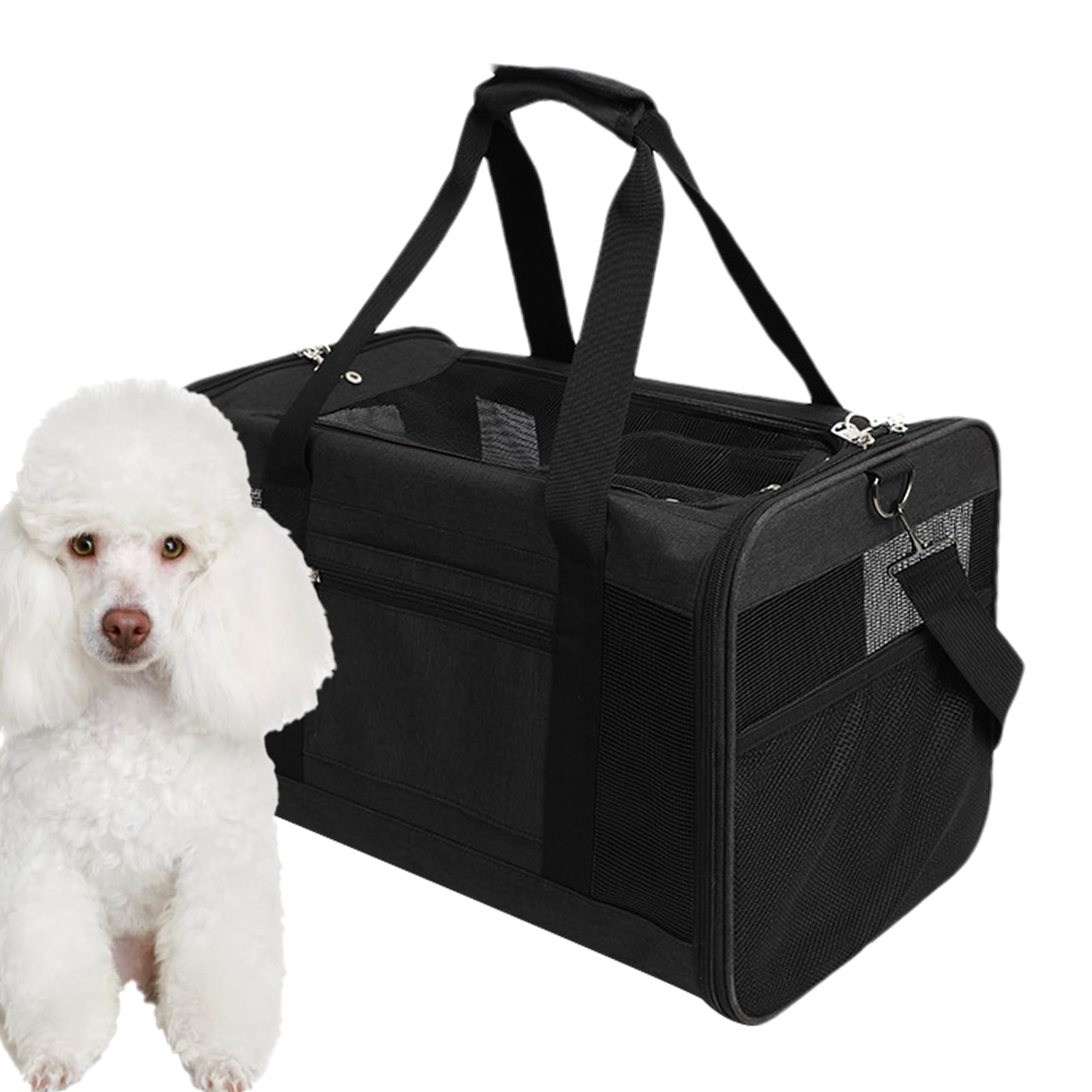 Trasportino Per Gatti Trasportino Morbido Pieghevole per Gatti | Zaino Porta Animali Domestici Traspirante Per Picnic All'aperto Camping Spiaggia Shopping Escursioni Auto Uscite
