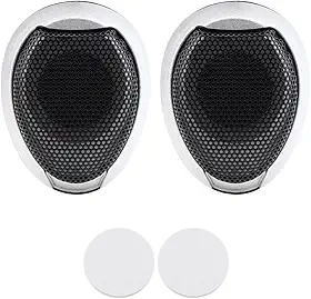 2 alto-falantes 1000 W mini domo tweeter alto-falante 12 V alto-falante de som automático para sistema de áudio de carro, tweeters de 93dB para áudio do carro, alto-falante automotivo tweeter