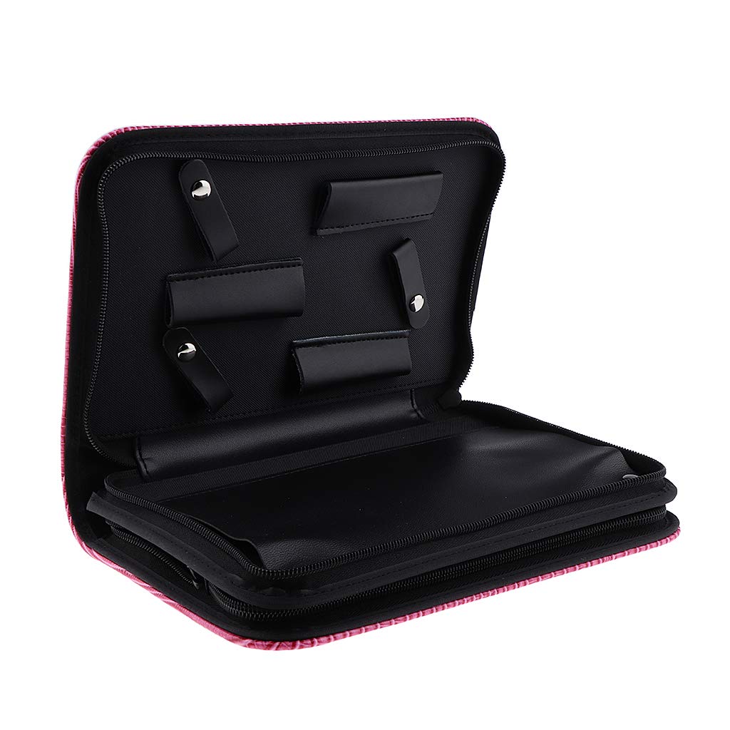 Amazon.co.jp: GUOOL シザーケース 本革 鋏 櫛 美容ツール 収納ポーチ