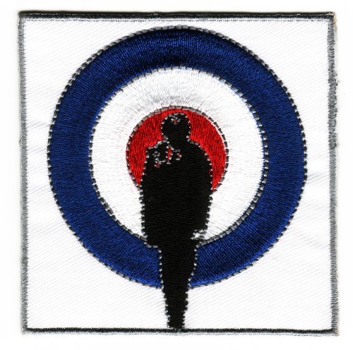 Toppa ricamata termoadesiva scooter cultura Mod