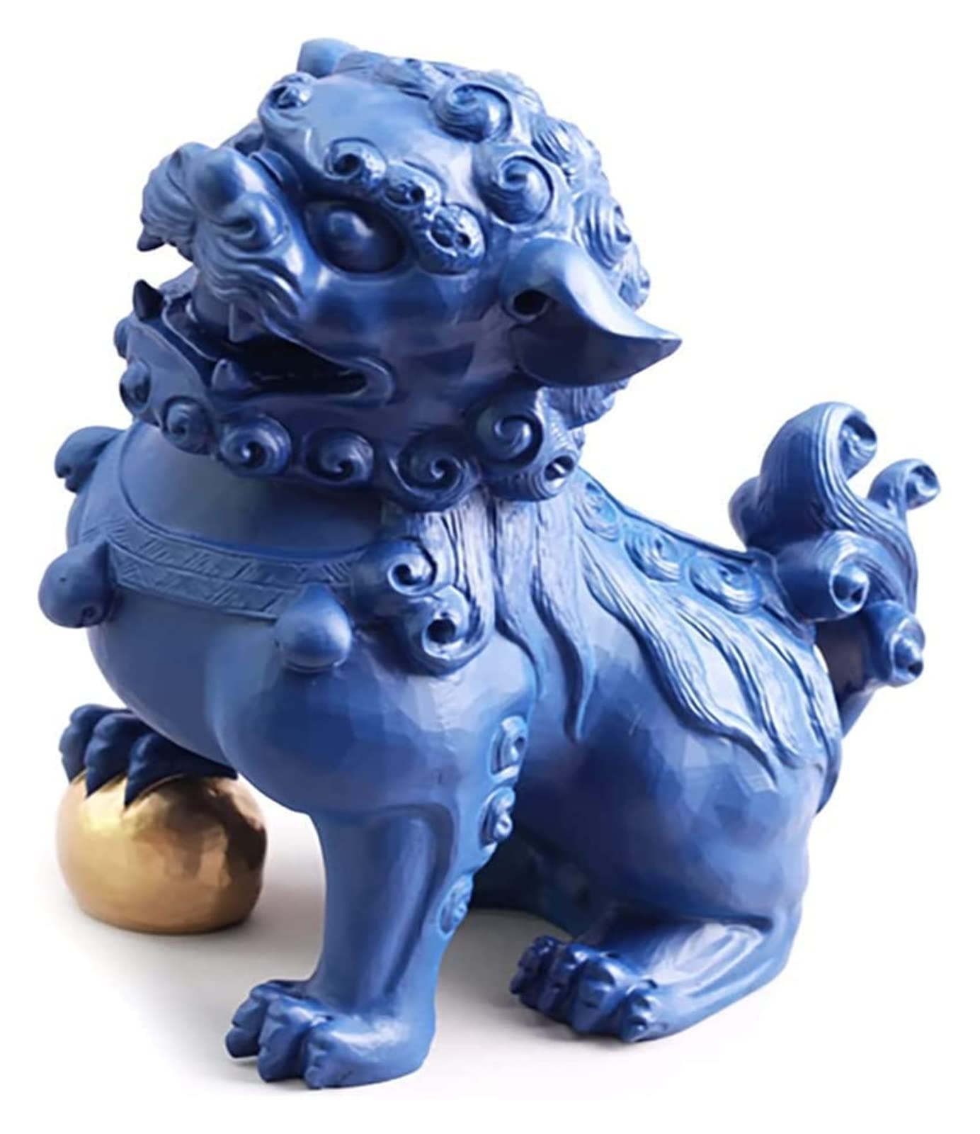 MNUvxzaewf Sculpture Tabletop Art Statue Desktop Figurine Foo Dogs Guardian Lion Statues, Symbol of Wealth,and Cafe Hotel(Christmas Reindeer,Style5)