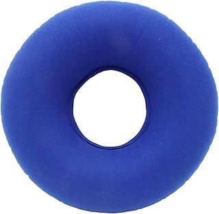 Donut Cushion Seat,Doughnut Cushion Inflatable Seat Cushion Pillow to Sit On Ring Cushion for Hemorrhoid Tailbone Coccyx Pain Relief 35CM